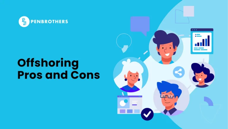 A visual representation of the advantages and disadvantages of offshoring, highlighting its benefits and drawbacks.
