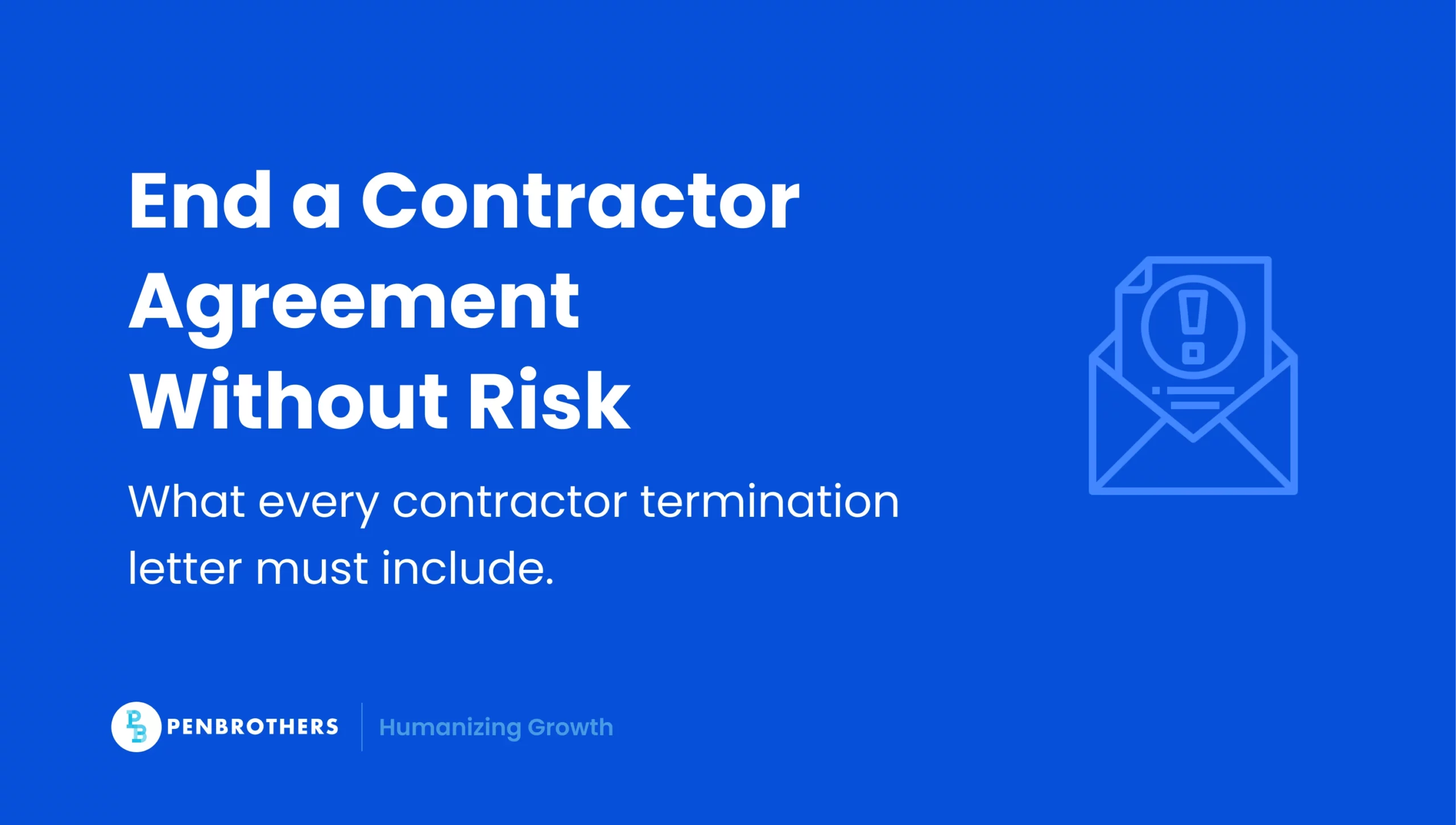 termination letter templates independent contractor