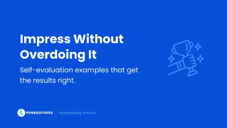 self evaluation examples with tips