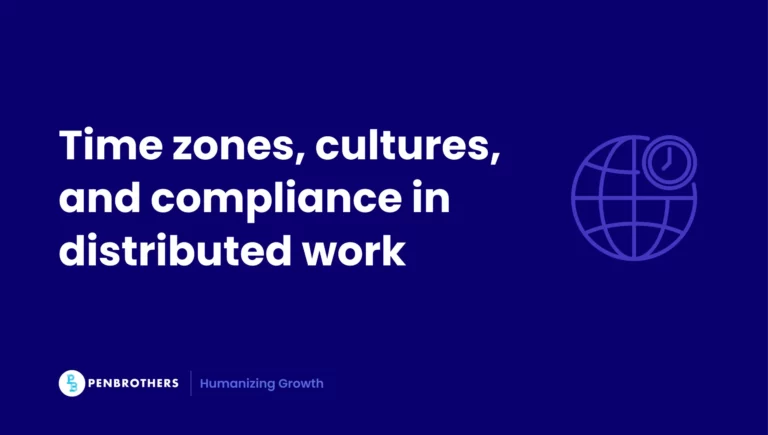 Time zones, cultures, and compliance in distributed work
