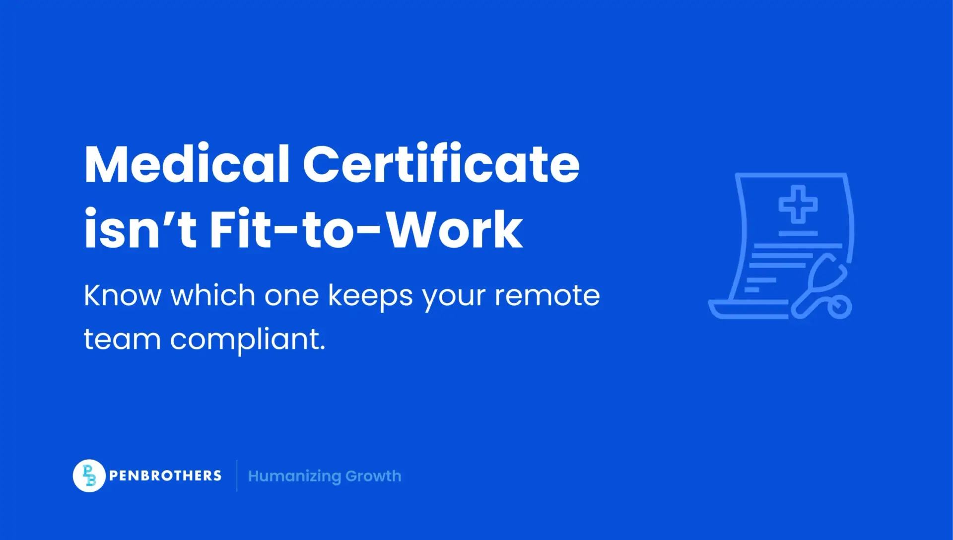 Medical Certificate versus Fit-to-Work: What Remote Workers Need to Know