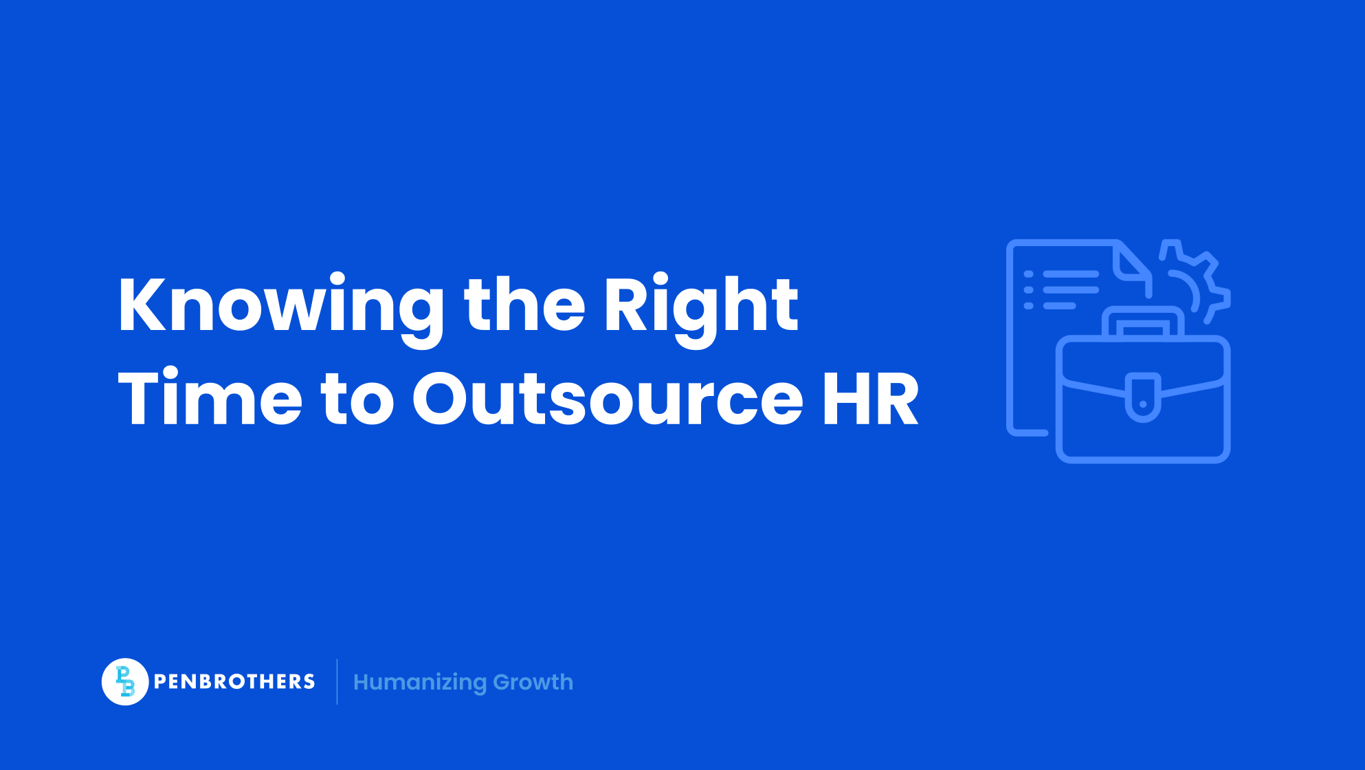 HR Outsourcing for US Small Businesses | Penbrothers
