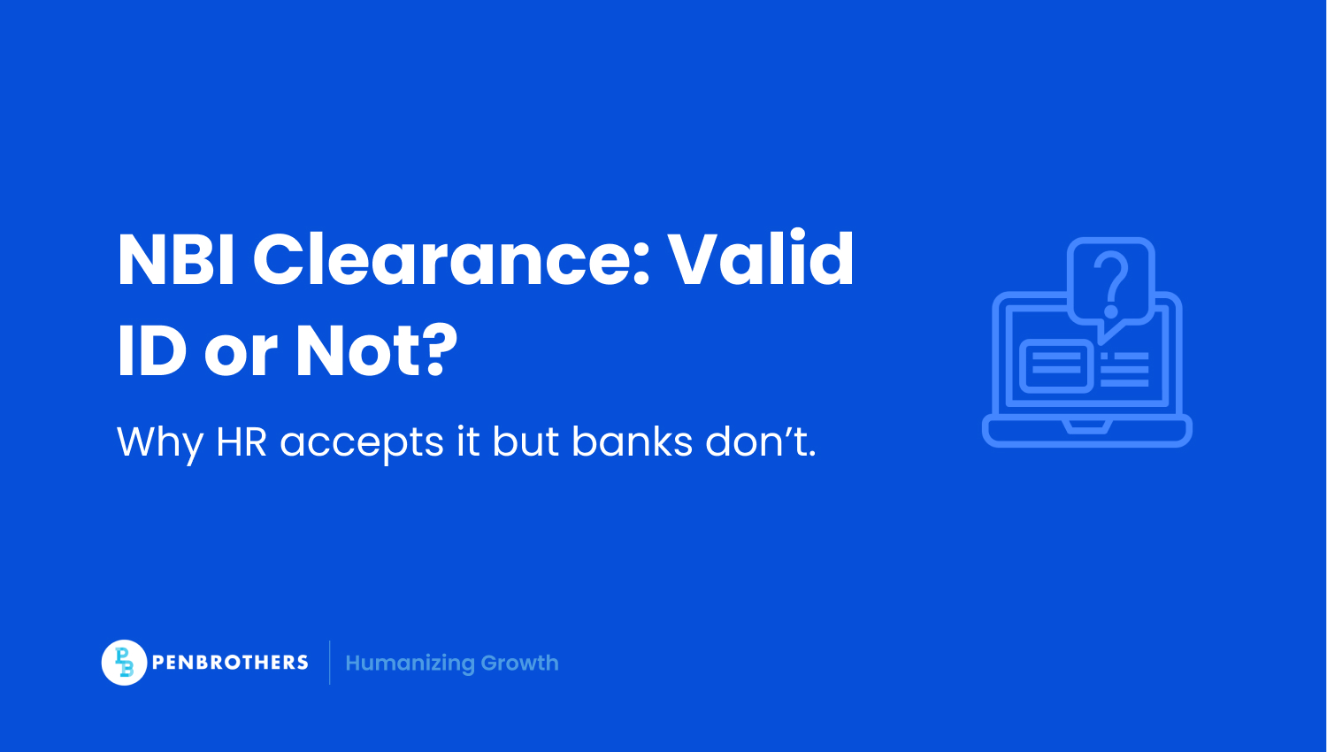 NBI Clearance: Valid ID or Not?