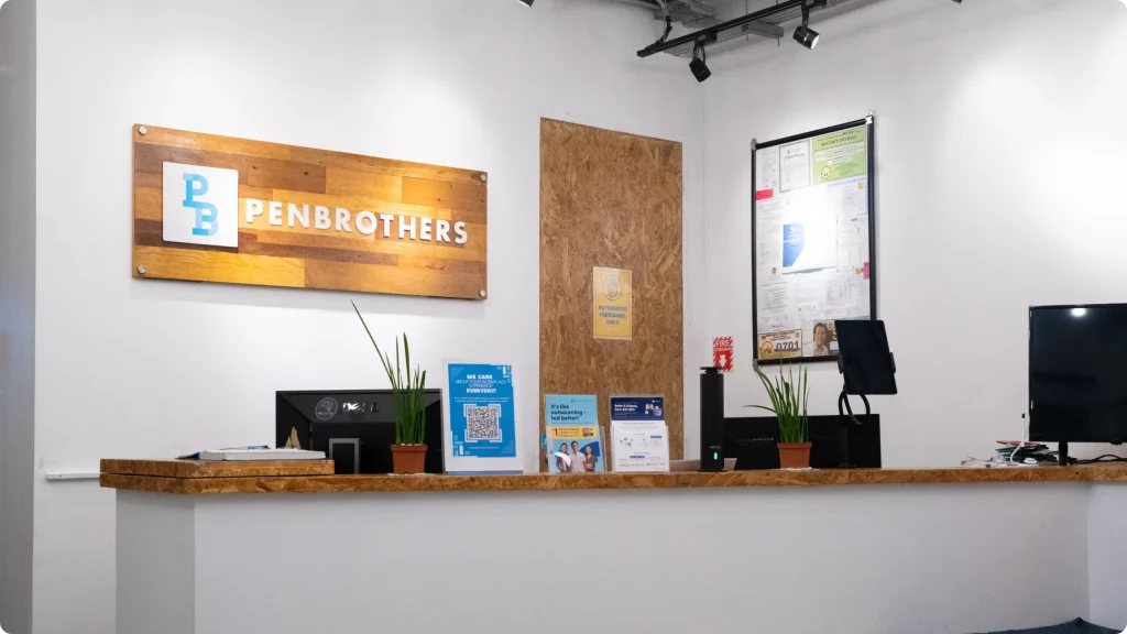 Inside the Penbrothers Mandaluyong office workspace