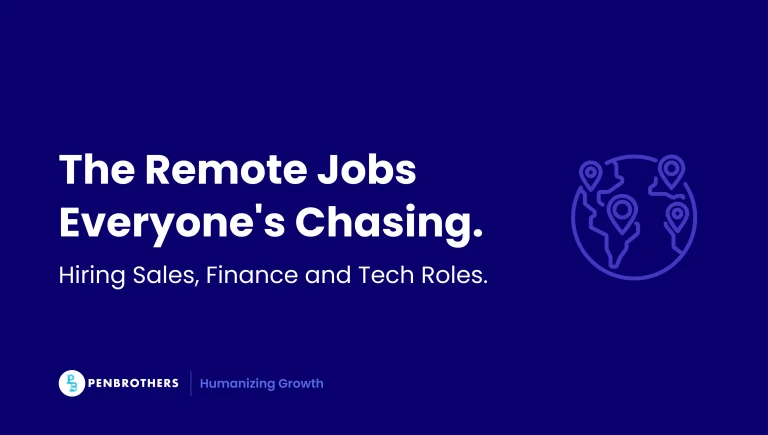 The Remote Jobs Everyone's Chasing. Hiring Sales, Finance and Tech Roles.